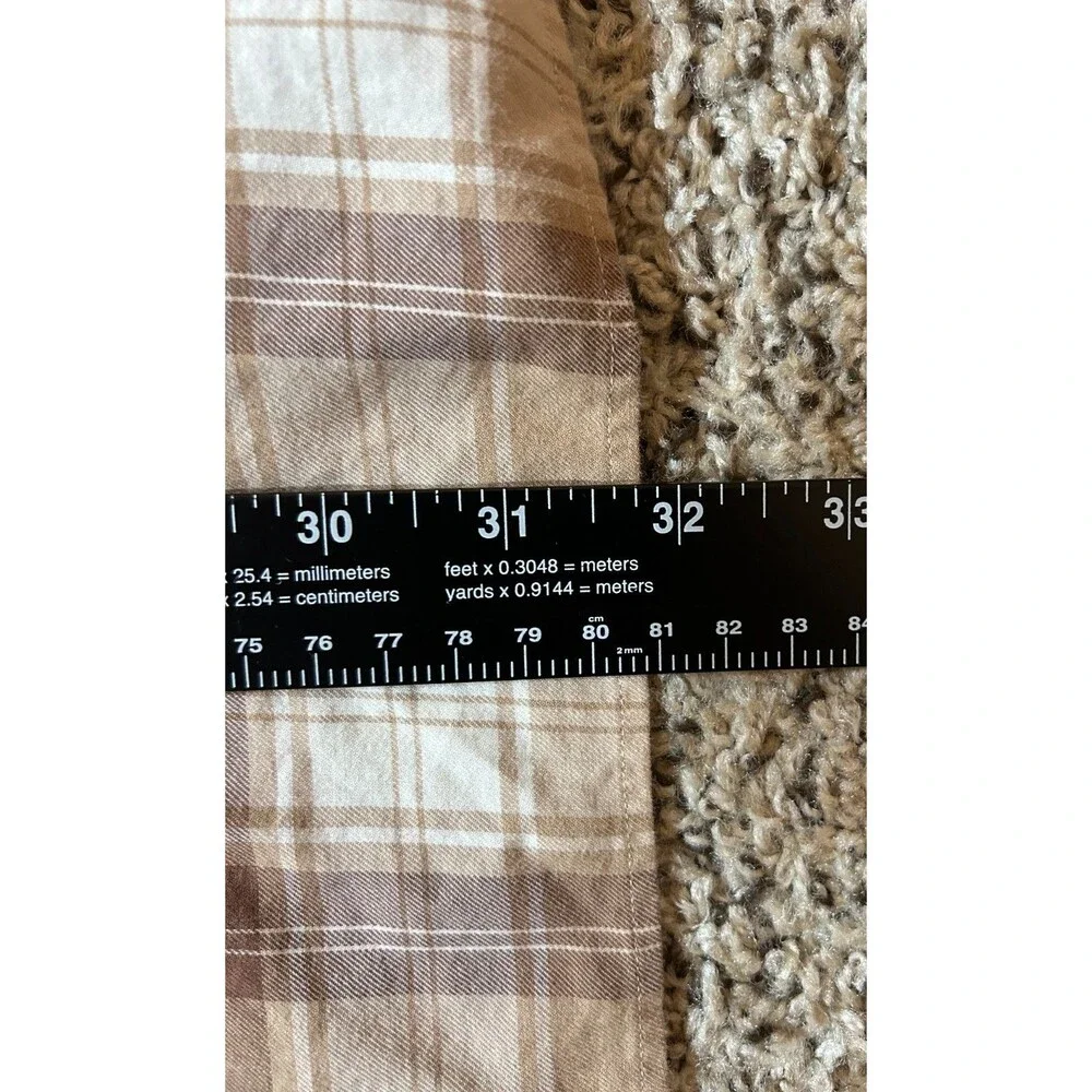 C.C. Filson Co. Men's Casual Button-Down Shirt Tan Brown Plaid XL Cotton - Picture 5 of 5